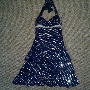 Sequin dotted dress